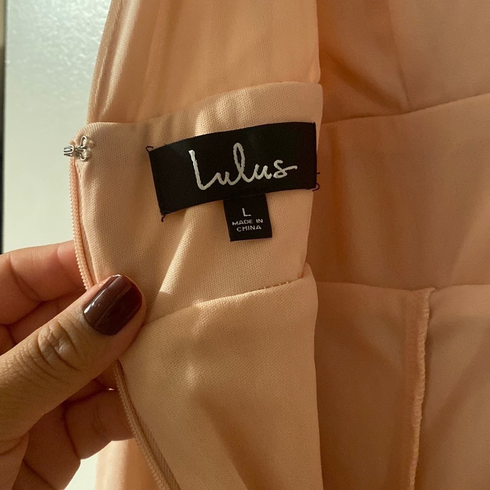 Lulus Heavenly Hues Blush Maxi Dress Gown - Picture 10 of 13